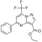 Ethyl 7-(trifluoromethyl)-5-phenylpyrazolo[1,5-a]pyrimidine-3-carboxylate Structure,312635-19-1Structure