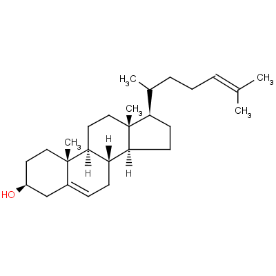 Desmosterol Structure,313-04-2Structure