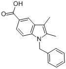 1-Benzyl-2,3-dimethyl-1H-indole-5-carboxylic acid Structure,313498-12-3Structure