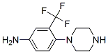 4-(1-Piperazinyl)-3-trifluoromethylbenzenamine Structure,319474-60-7Structure