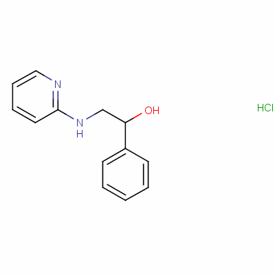 Alpha-[(2-pyridylamino)methyl]benzyl alcohol monohydrochloride Structure,326-43-2Structure