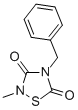 4-Benzyl-2-methyl-1,2,4-thiadiazolidine-3,5-dione Structure,327036-89-5Structure