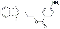 4-Amino-benzoic acid 3-(1H-benzoimidazol-2-yl)-propyl ester Structure,328117-25-5Structure