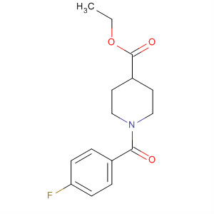 Ethyl 1-(4-fluorobenzoyl)piperidine-4-carboxylate Structure,330469-28-8Structure