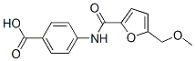 4-[(5-Methoxymethyl-furan-2-carbonyl)-amino]-benzoic acid Structure,330638-42-1Structure