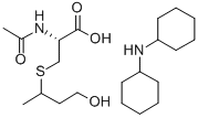 N-acetyl-s-(3-hydroxypropyl-1-methyl)-l-cysteine, dicyclohexylammonium salt Structure,33164-70-4Structure