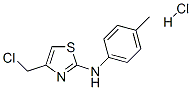 4-(Chloromethyl)-N-(4-methylphenyl)-1,3-thiazol-2-amine hydrochloride Structure,33188-18-0Structure