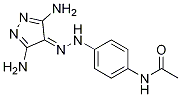 Acetamide, n-[4-[(3,5-diamino-4h-pyrazol-4-ylidene)hydrazino]phenyl]- Structure,333326-97-9Structure