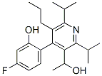 3-Pyridinemethanol, 4-(4-fluoro-2-hydroxyphenyl)-α-methyl-2,6-bis(1-methylethyl)-5-propyl- Structure,334992-01-7Structure