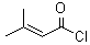 3,3-Dimethylacryloyl chloride Structure,3350-78-5Structure