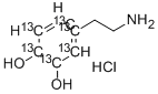 2-(3,4-Dihydroxyphenyl-13c6)ethylamine hcl Structure,335080-94-9Structure