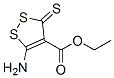 5-Amino-3-thioxo-3H-(1,2)dithiole-4-carboxylic acid ethyl ester Structure,3354-38-9Structure