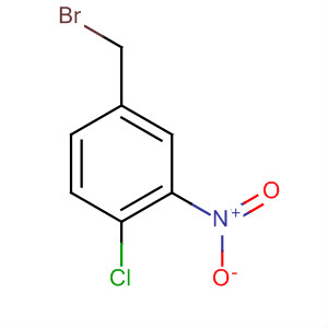 4-Bromomethyl-1-chloro-2-nitrobenzene Structure,3360-45-0Structure