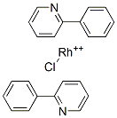 Chlorobis(2-phenylpyridine)rhodium(iii)& Structure,33915-80-9Structure