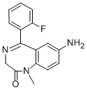 7-Aminoflunitrazepam Structure,34084-50-9Structure