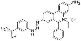 氯化氮氨菲啶結構式_34301-55-8結構式