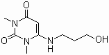 4-(3-Hydroxypropylamino)-1,3-dimethyluracil Structure,34654-80-3Structure