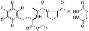 Enalapril-d5 maleate (phenyl-d5) Structure,349554-02-5Structure