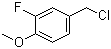 3-Fluoro-4-methoxybenzyl chloride Structure,351-52-0Structure