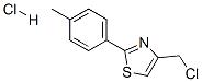 4-(Chloromethyl)-2-(4-methylphenyl)-1,3-thiazole hydrochloride Structure,35199-18-9Structure