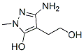 1H-pyrazole-4-ethanol, 3-amino-5-hydroxy-1-methyl- Structure,36162-81-9Structure