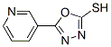 5-(3-Pyridinyl)-1,3,4-oxadiazole-2-thiol Structure,3690-46-8Structure