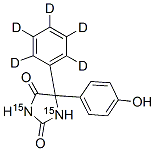 5-(4-Hydroxyphenyl)-5-phenyl-d5-hydantoin-15n2 Structure,369656-71-3Structure