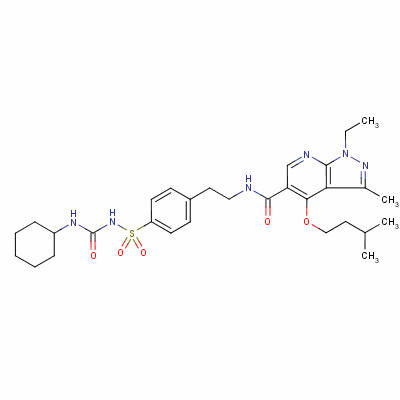 Glicaramide Structure,36980-34-4Structure