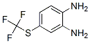 4-(Trifluoromethylthio)benzene-1,2-diamine Structure,370-46-7Structure