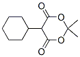 5-Cyclohexyl-2,2-dimethyl-[1,3]dioxane-4,6-dione Structure,3709-28-2Structure