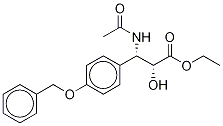 (Alphar,betas)-beta-(acetylamino)-alpha-hydroxy-4-(phenylmethoxy)-benzenepropanoic acid ethyl ester Structure,382596-25-0Structure