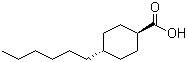 trans-4-Hexylcyclohexanecarboxylic acid Structure,38289-30-4Structure