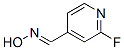 4-Pyridinecarboxaldehyde,2-fluoro-,oxime(9ci) Structure,383426-37-7Structure