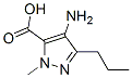 4-Amino-2-methyl-5-propyl-2H-pyrazole-3-carboxylic acid Structure,383427-88-1Structure