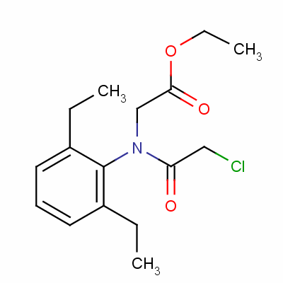 Diethatyl ethyl Structure,38727-55-8Structure