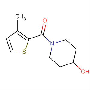 (4-Hydroxypiperidin-1-yl)(3-methylthiophen-2-yl)methanone Structure,392641-46-2Structure