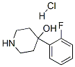 4-(Fluorophenyl)-4-hydroxylpiperidine hydrochloride Structure,3929-30-4Structure