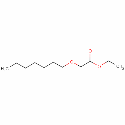 Ethyl n-heptyloxyacetate Structure,3938-81-6Structure