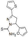 5-(2-Furyl)-3-thien-2-yl-4,5-dihydro-1H-pyrazole-1-carbothioamide Structure,394682-37-2Structure