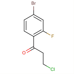 1-(4-Bromo-2-fluorophenyl)-3-chloro-1-propanone Structure,395639-63-1Structure