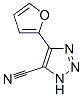 5-Furan-2-yl-3H-[1,2,3]triazole-4-carbonitrile Structure,39807-67-5Structure