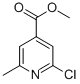 Methyl 2-chloro-6-methylpyridine-4-carboxylate Structure,3998-90-1Structure