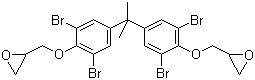 Bisphenol a diglycidyl ether, brominated Structure,40039-93-8Structure