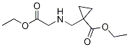 Ethyl 1-((2-ethoxy-2-oxoethylamino)methyl)cyclopropanecarboxylate Structure,400841-00-1Structure