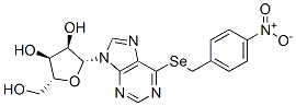 Se-(p-nitrobenzyl)-6-seleno-inosine Structure,40144-12-5Structure