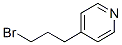 4-(3-Bromo-propyl)-pyridine Structure,40337-66-4Structure