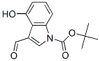 3-Formyl-4-hydroxyindole-1-carboxylic acid tert-butyl ester Structure,404888-00-2Structure