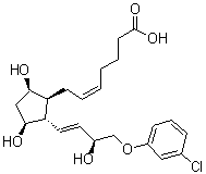 16-(3-Chlorophenoxy)-17,18,19,20-tetranorprostaglandin f2 alpha Structure,40665-93-8Structure