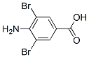 4-Amino-3,5-dibromobenzoic acid Structure,4123-72-2Structure