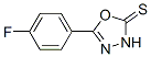 5-(4-Fluorophenyl)-1,3,4-oxadiazole-2(3H)-thione Structure,41421-13-0Structure